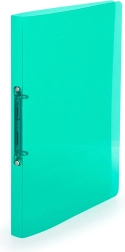 A4-Ordner aus Polypropylen mit 2 Ringen Lines grün