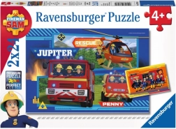 Ravensburger Puzzle Feuerwehrmann Sam: Einsatz 2×24 Teile