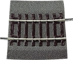 ROCO LINE Bogengleis R3 mit Bettung H0 (7,5°, 419,6 mm)