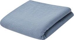 Musselin-Babydecke 70 × 100 cm blau New Baby