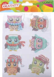 Kreativset Diamond-Aufkleber Eulen