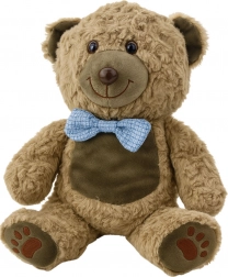 Plüsch-Teddybär mit blauem Schleifenfliege 30 cm