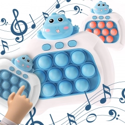 Elektronisches Spiel POP IT Antistress-Fähigkeitsspiel Dino Blau