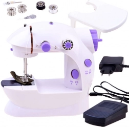 Mini-Nähmaschine mit Pedal und Zubehörset