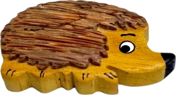 Holzmagnet Igel – handgeschnitzte Dekoration