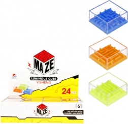 Labyrinth-Spiel – Taschenlabyrinth mit Metallkugel