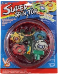 Abschuss-Kreisel mit Arena und 4 Kreiseln