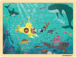 TOP BRIGHT Holzpuzzle Meereswelt