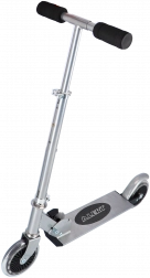 Klappbarer Aluminium-Roller mit Schaumstoffgriffen, Fußbremse und 50 kg Tragfähigkeit