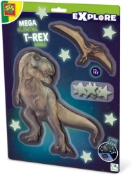 SES Creative Explore Mega im Dunkeln leuchtende T‑Rex-Dekoration
