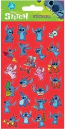 Aufkleber Lilo & Stitch rot, 25 Stk.