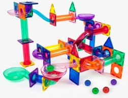 Magnetisches Picasso-Konstruktionsset mit Kugelbahn, 100 Teile