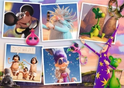 Puzzle 200 Teile - Abenteuer des Drachen Diplodok