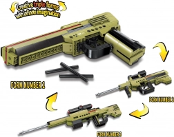 Qman Konstruktionsspielzeug Waffe Dilemma 3v1