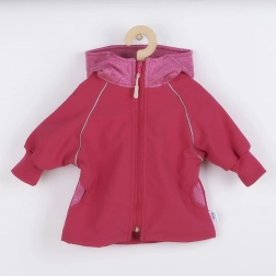 Softshell-Babyjacke New Baby rosa