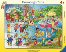 Ravensburger Puzzle Vier Jahreszeiten am Wasser 30 Teile