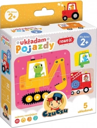 CzuCzu Faltpuzzle Fahrzeuge – 5 Sets mit je 4 Teilen