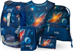 Set aus Schulzubehör Weltraum