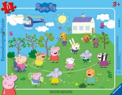 Ravensburger Steckpuzzle Peppa Wutz, 11 Teile
