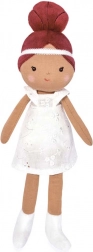 Stoffpuppe Doudou Jolijou Mae 25 cm weiß