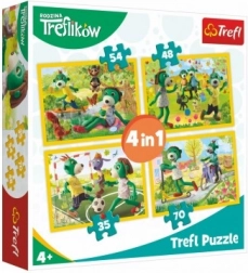 Puzzle 4-in-1 Treflik-Familie