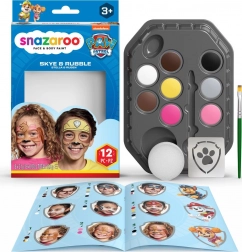 SNAZAROO Set mit 8 Farben für Gesicht und Körper – PAW Patrol Skye & Rubble