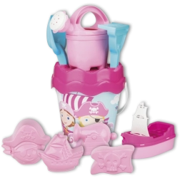 Androni Piratenset für den Sand in Reisetasche – Rosa