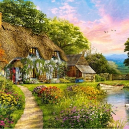 Puzzle 1500 Teile Countryside Cottage