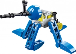 Qman Klemmbaustein-Set Robot Pompom 3-in-1