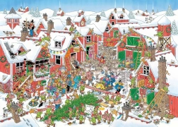 Puzzle JUMBO Jan van Haasteren – Santas Dorf, 1000 Teile