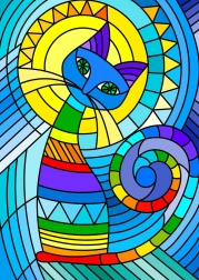 Puzzle Ornamentale Katze 1000 Teile ENJOY