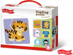Puzzle ZigZag Tiere Far Far Land 6 Bilder