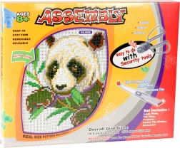 Panda-Mosaik für Kinder