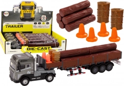 LKW mit Holzstämmen und Anhänger 1:24, Sound und Licht