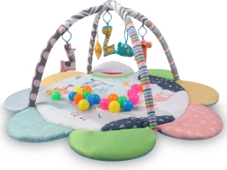 TinyMini Lern-Spieldecke 2-in-1 Blume Zoo
