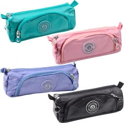 Schulmäppchen mit zwei Fächern und Anhänger