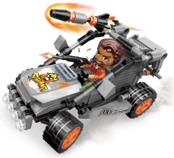 Qman MineCity Polizei Flucht-Kart