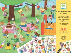 Set mit Transferbildern Feiern DJECO