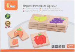 Holz Magnetisches Puzzle mit Früchten