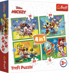 Puzzle 4-in-1 MICKEY UND FREUNDE