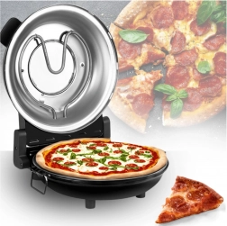 Haus-Pizzaofen mit Steinplatte 32 cm, Temperaturregelung bis 400 °C