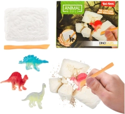 Kleiner Archäologe – Dinosaurier-Ausgrabung im Kasten 9 × 7 × 3 cm