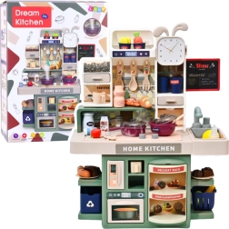 Kinderküche mit Dampf, Licht und Sound – 33 Zubehörteile
