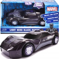 Marvel Black Panther leuchtendes Hero-Auto mit Soundeffekten