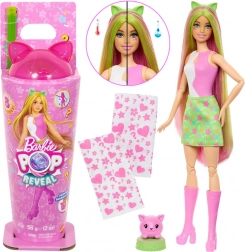 Barbie Pop Reveal Shakes Puppe mit Kätzchen und Zubehör