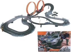 Rennbahn mit zwei Loopings