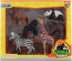 Set aus wilden Tieren aus Kunststoff für Kinder