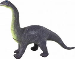 Große Dinosaurierfigur Brachiosaurus mit Sound 33 cm grau
