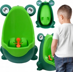 Kinder-Wandurinal Frosch mit rotierender Zielscheibe – Grün