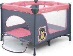 Kinder-Faltlaufstall MILLY MALLY Fun Pink Bear